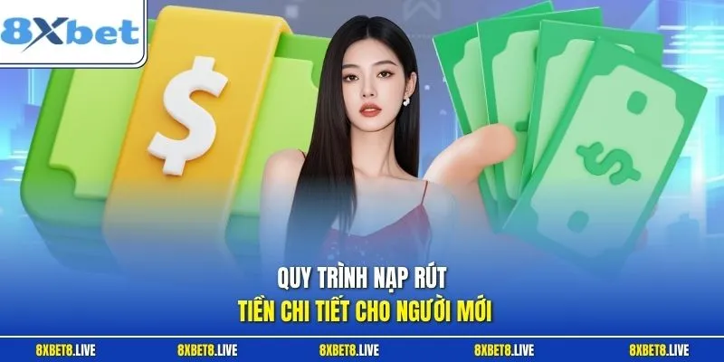 Đảm bảo thực hiện nạp/rút tiền an toàn vài phút trên hệ thống 8XBET